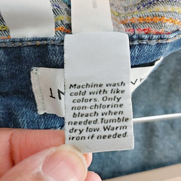 Lane Bryant Flex Magic Waistband Denim Mid-Rise Girlfriend Shorts Plus Size 24 - Picture 8 of 12